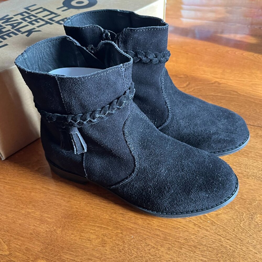 Old Soles black suede boots 13.5 NIB